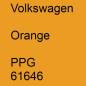 Preview: Volkswagen, Orange, PPG 61646.